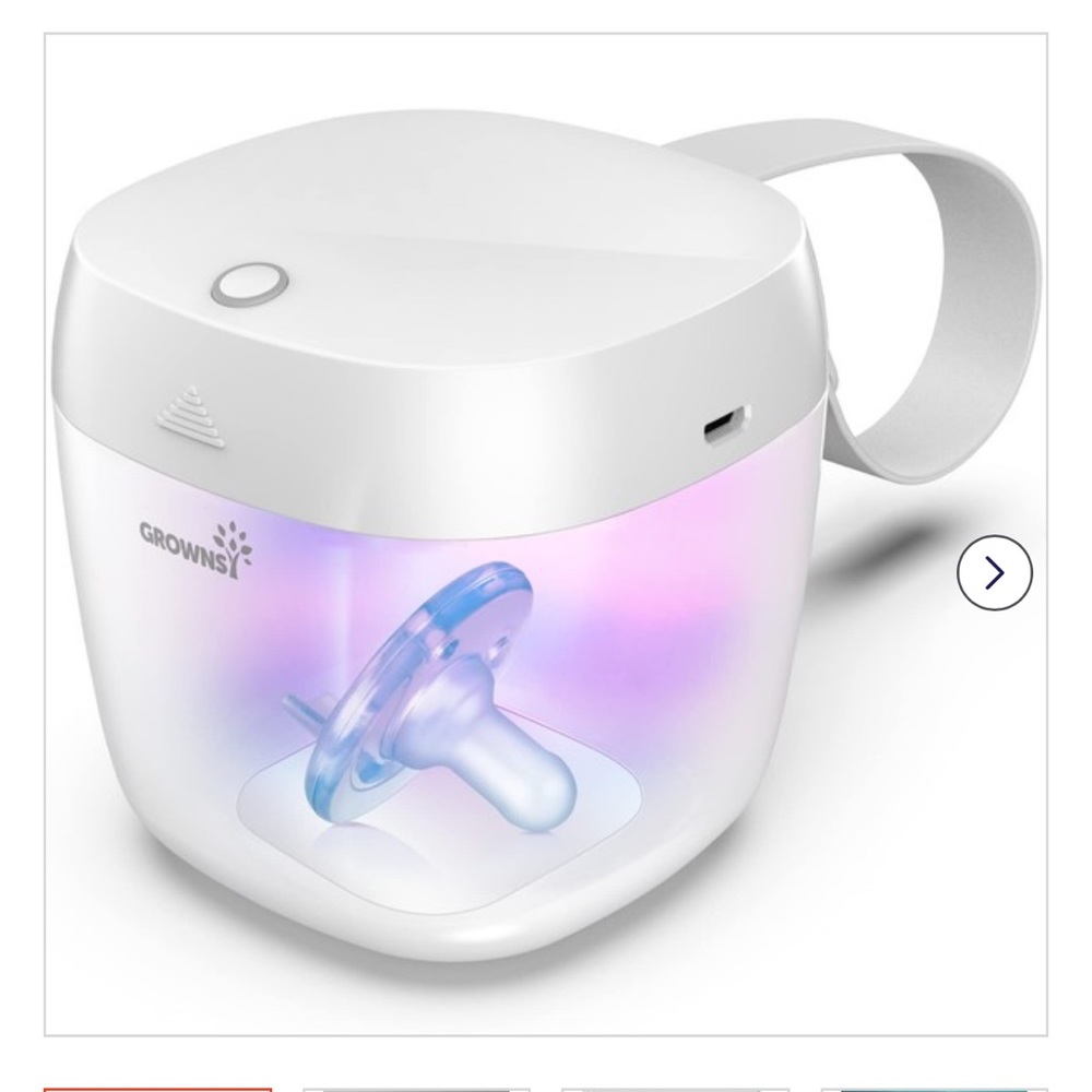 GROWNSY Portable UV Light Sanitizer Box | UV Sterilizer Box | Pacifier Sanitizer